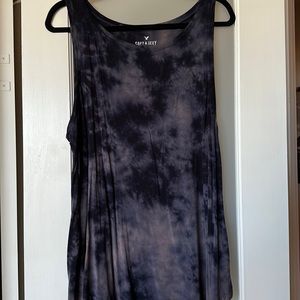 American Eagle Soft and Sexy Tank - XL blue tie dye